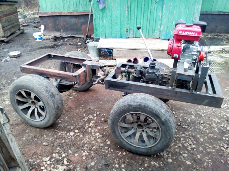 Мини трактор переломка 4 4