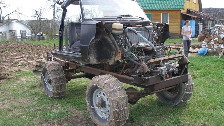 Трактор из УАЗ 469