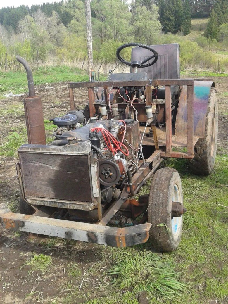 Минитрактор самоделка классика