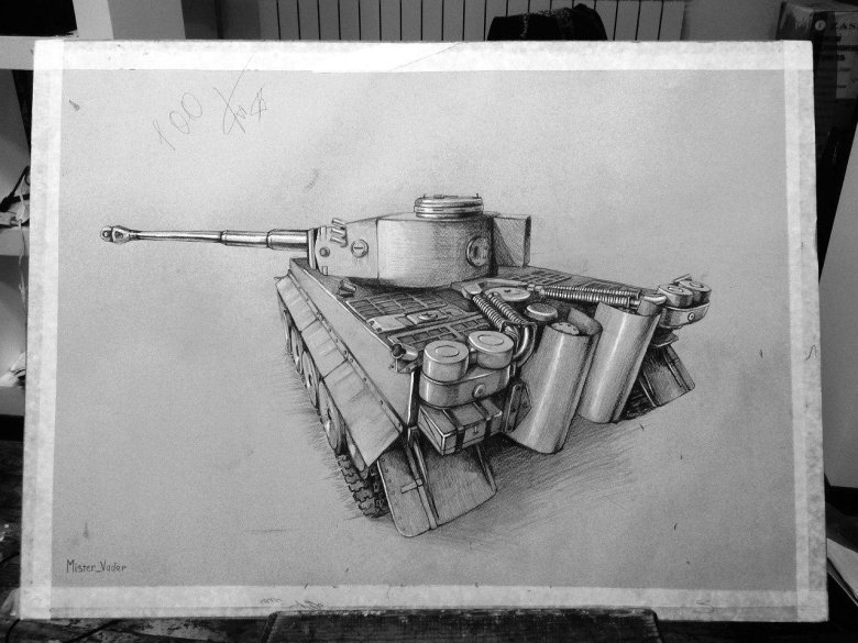 Танки рисунки карандашом