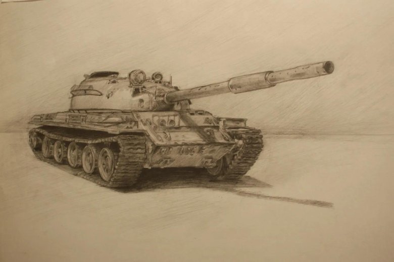 Танк т-34 для срисовки