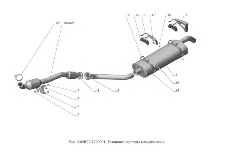 Выхлопная система Газель-next cummins евро-4