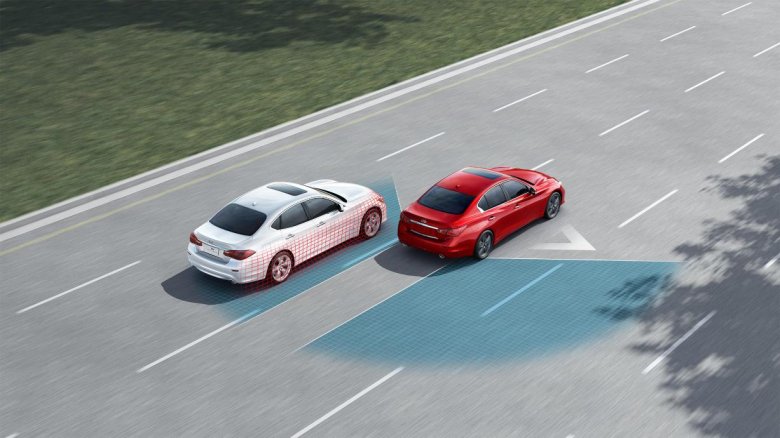 Система предупреждения о фронтальном столкновении