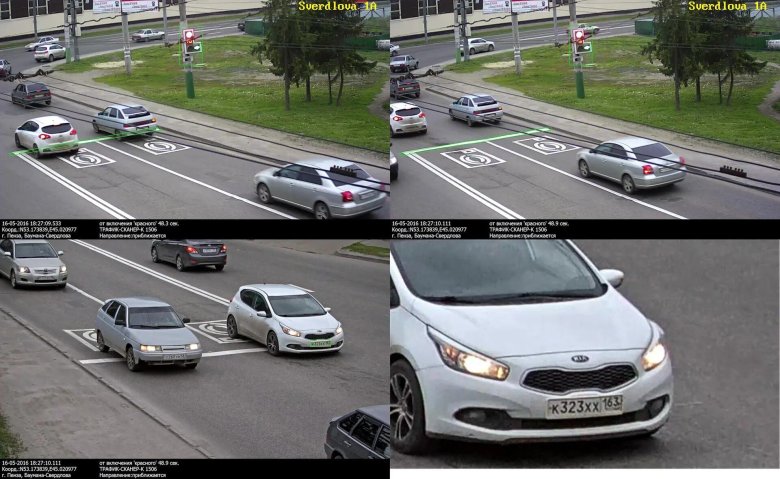 Трафик -сканер см 2 камера