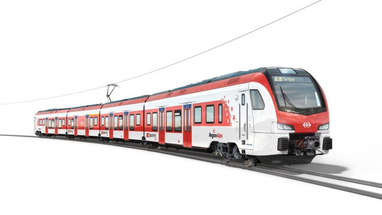 Швейцарский поезд штадлер