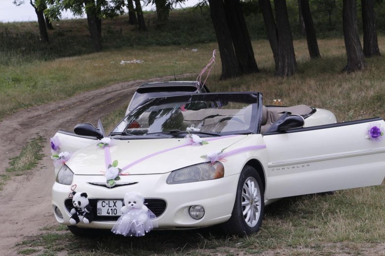 Крайслер Себринг кабриолет свадьба