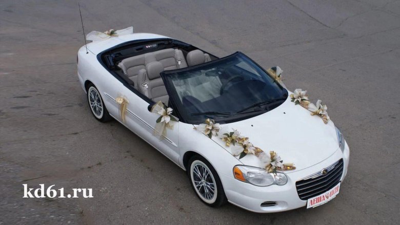 Крайслер кабриолет белый