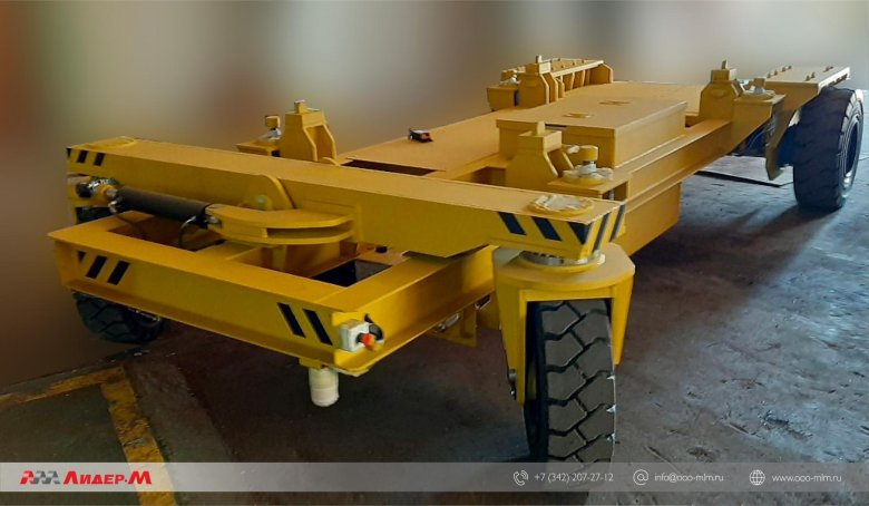 Безрельсовая передаточная тележка