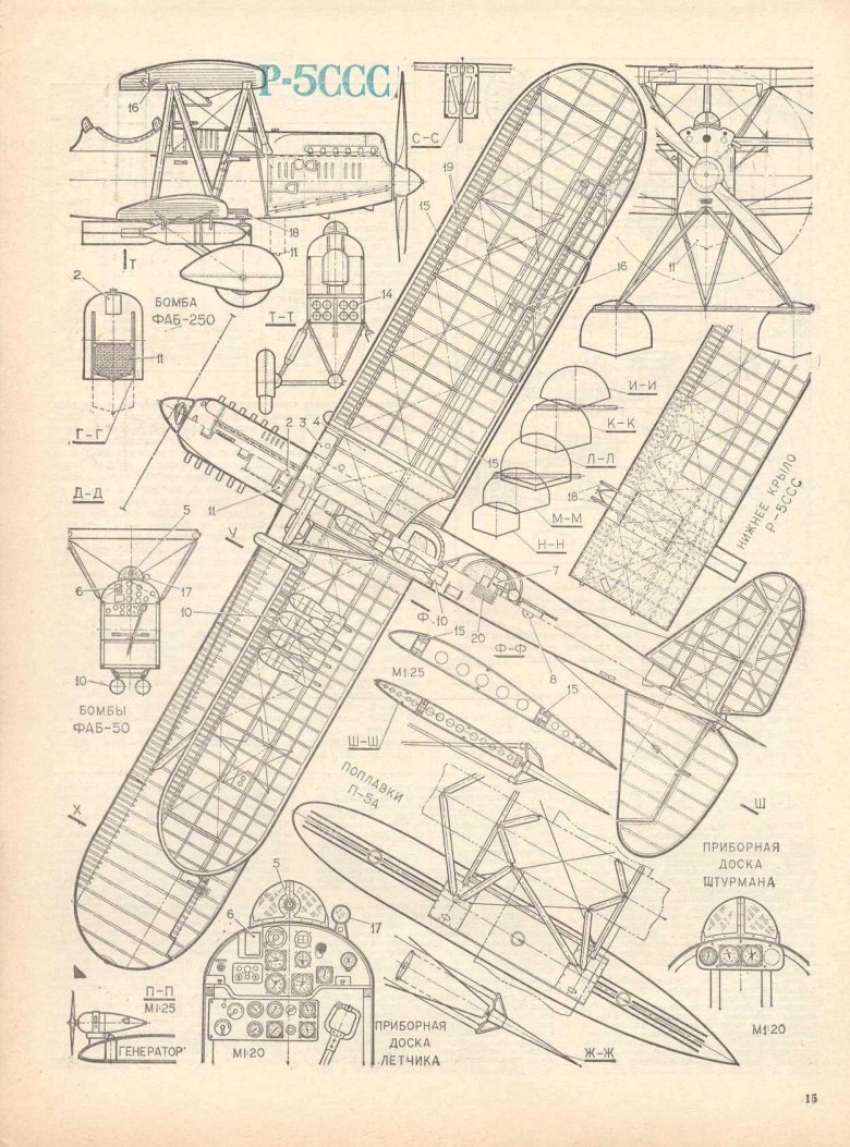Разведчик биплан р-5