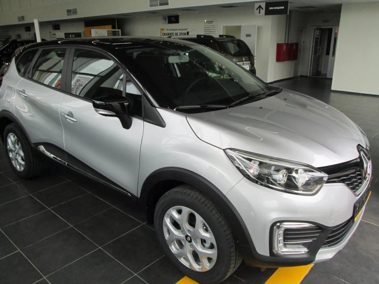 Рено Каптур 2021 серый