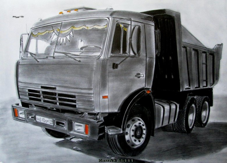 Грузовик КАМАЗ 55111