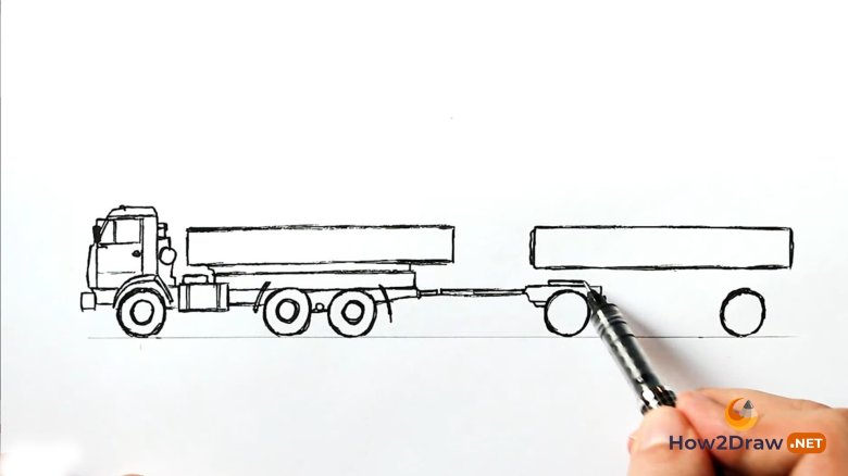 КАМАЗ рисунок