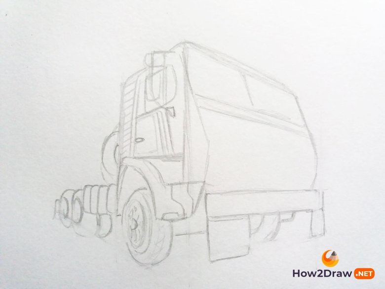 КАМАЗ рисунок