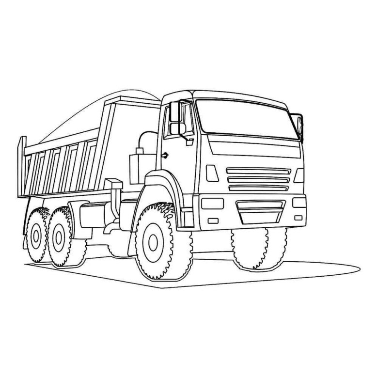 Самосвал контур