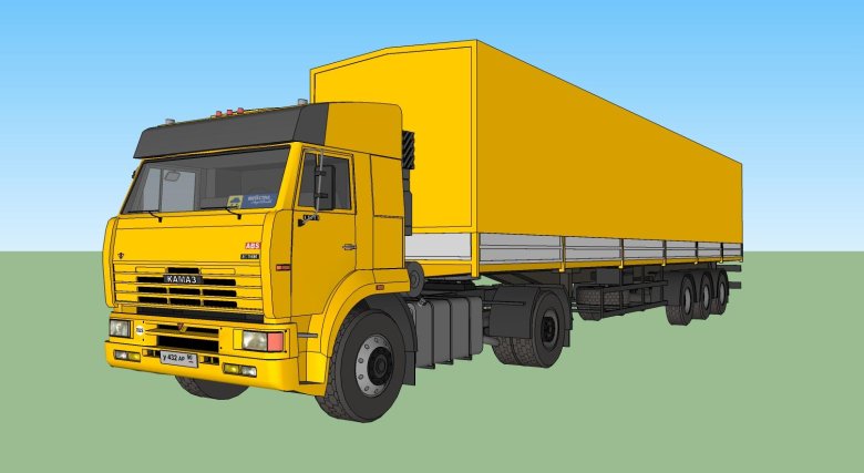 КАМАЗ 54115 дальнобойщики