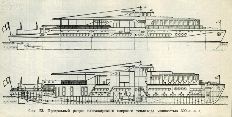 Речной теплоход пр. 301 «Владимир Ильич»