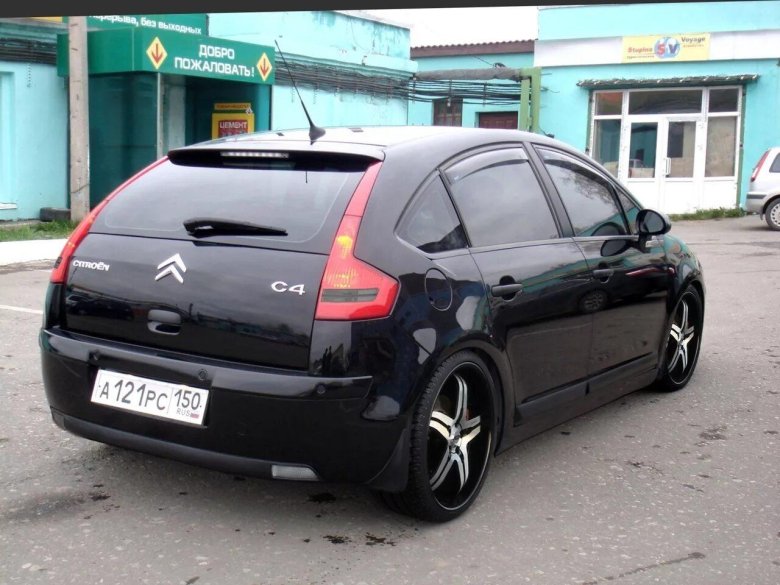 Citroen c4 2008 черный
