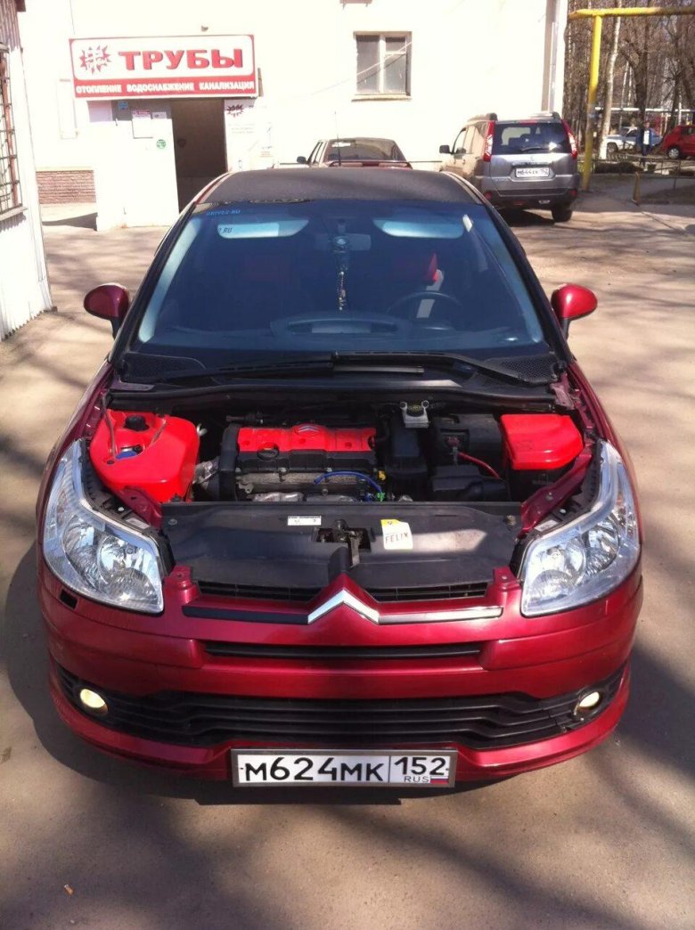 Ситроен с4 красный