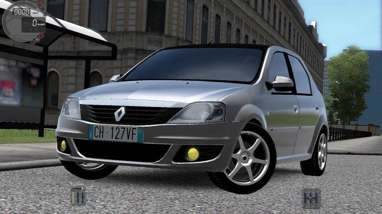 City car Driving Рено Логан