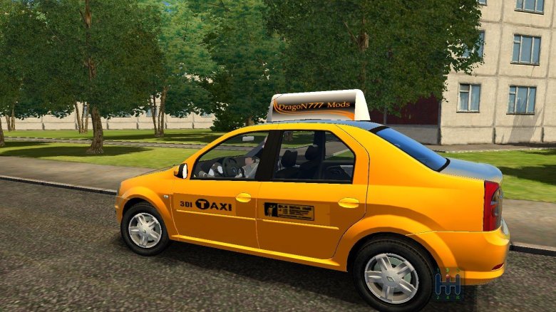 City car Driving Рено Логан