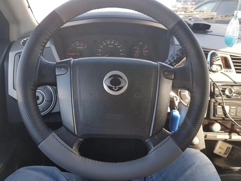 Оплётка на руль SSANGYONG Kyron