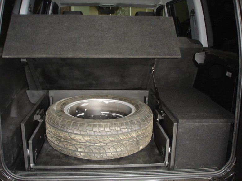 Фальшпол УАЗ Патриот под запаску