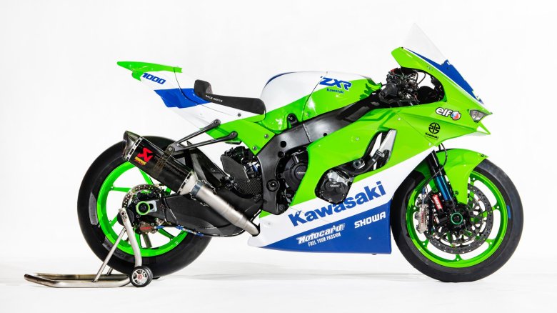 Кавасаки ZX 10r белая