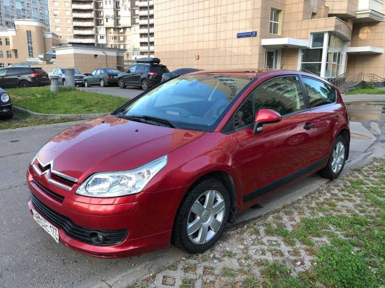 Citroen c4 красный 2006