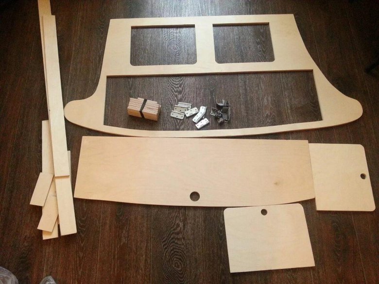 Органайзер в багажник Шевроле Нива чертеж