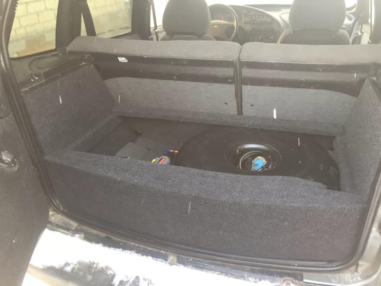 Фальшпол Нива Шевроле с ГБО