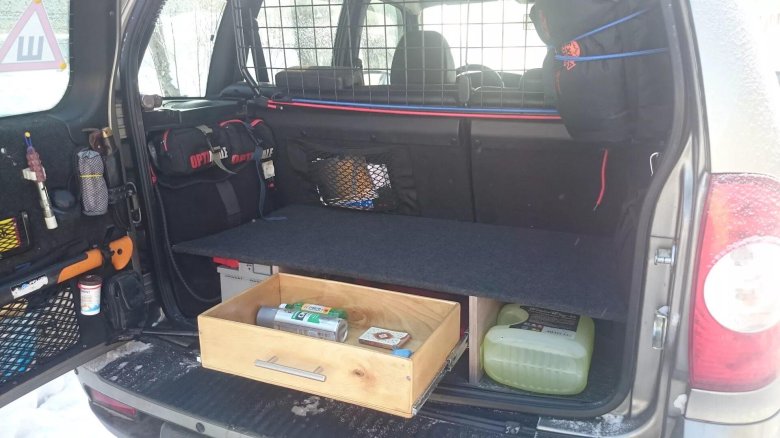 Органайзер в багажник автомобиля нива шевроле