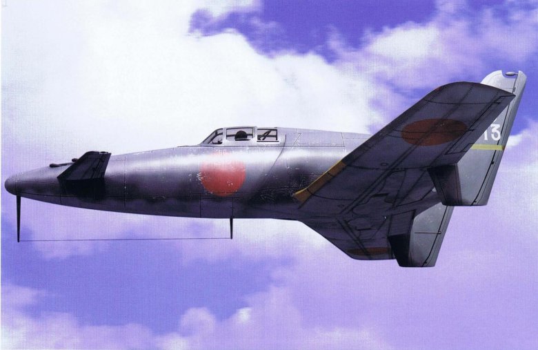 Истребитель-перехватчик Kyushu j7w Shinden