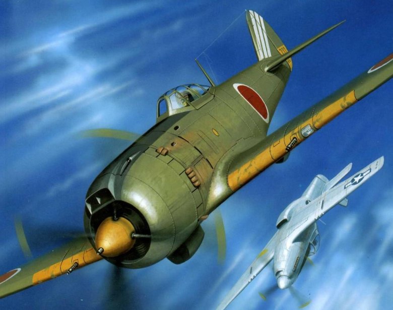 Самолет Nakajima ki84 Hayate