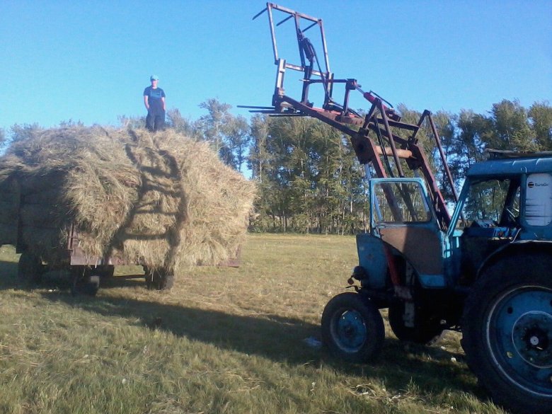 МТЗ 80 стогомет