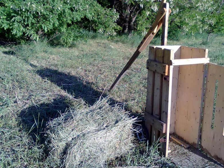 Самодельный тюкователь сена