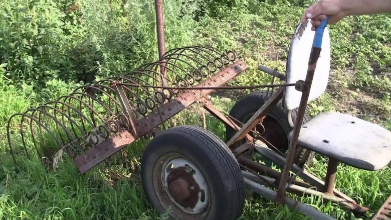 Грабли на мотоблок