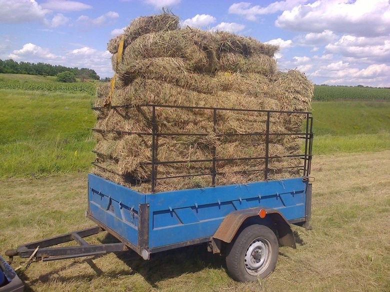 ГАЗ 53 везëьт тюки