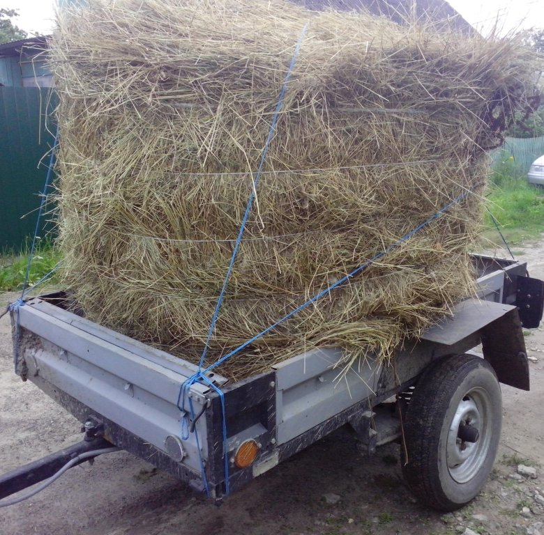 ГАЗ-3302 рулоны сена