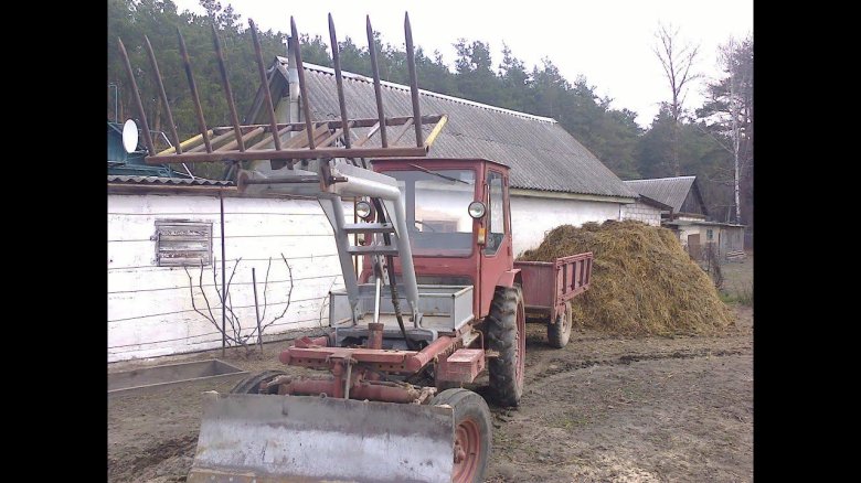 Трактор т 16 с куном