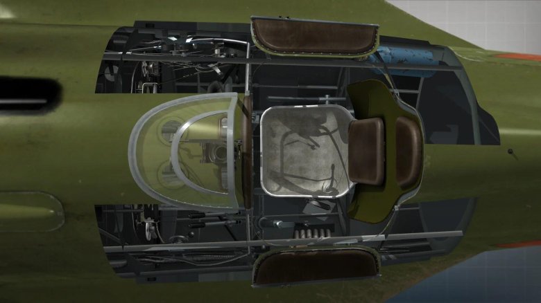 Ил-2 1942 кабина пилота