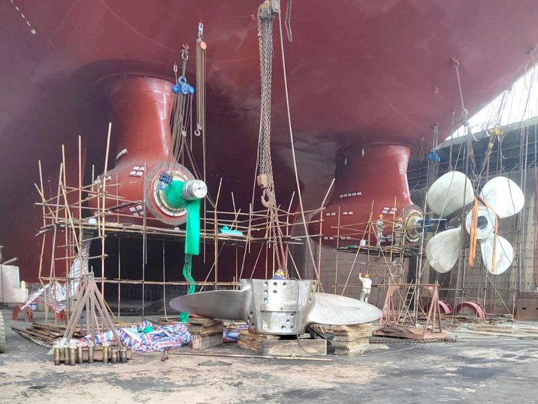 Гребной винт ледокола арктика