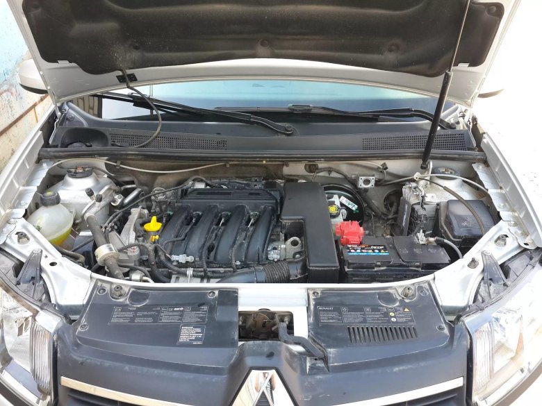 Подкапотка Сандеро 1