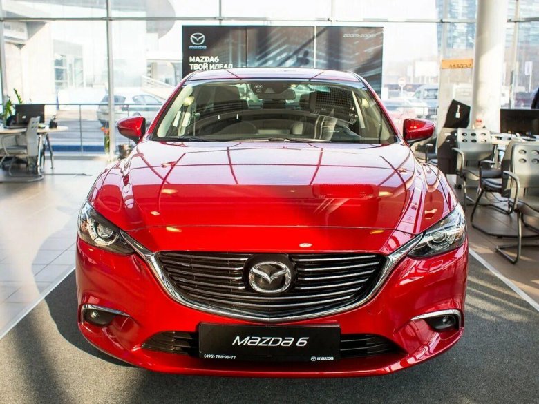 Мазда 6 2018 красная