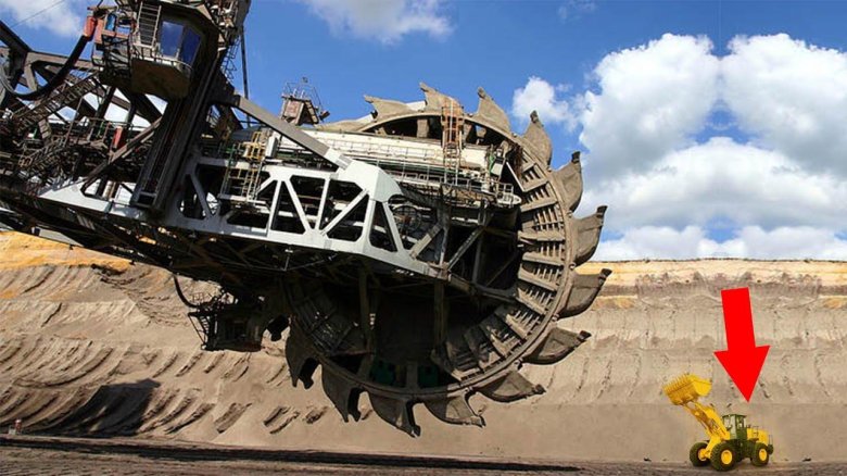 Самый большой роторный экскаватор