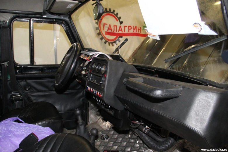 Уаз 469 хантер кожаный салон