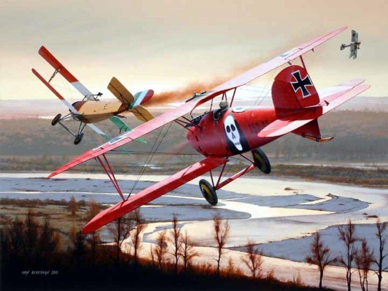 Самолет Фоккер 1914