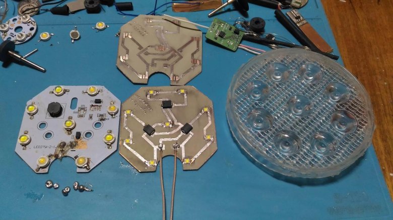 Плата светодиодной фары th-w0148ep