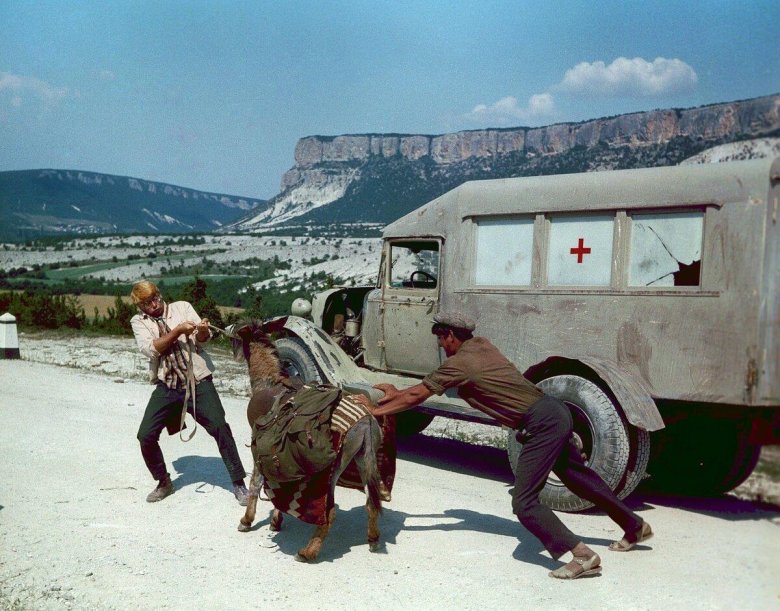 Съемки Кавказская пленница 1966