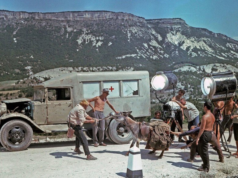 Съемки Кавказская пленница 1966