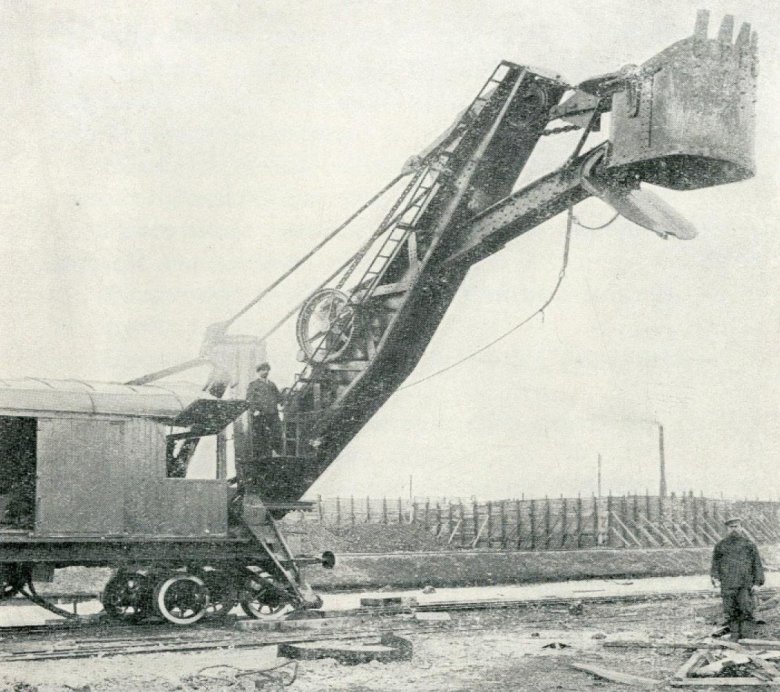 Паровой экскаватор Путиловец